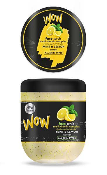 Picture of Wow Face Scrub Mint Lemon Extract 500 Ml  