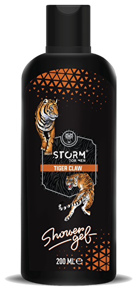 Picture of Storm For Men Tiger Claw Shower Gel 200 Ml (Moq 10.000 Pcs)