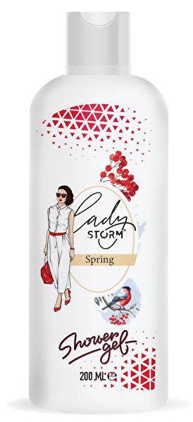 Picture of Lady Storm For Women Spring Shower Gel 200 Ml
