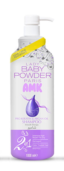 Picture of Lady Baby Powder Amk Shampoo 1000Ml Purple  