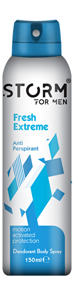 Picture of Storm Deodorant Spray For Men Anti Perspirant Fresh Extreme 150 Ml