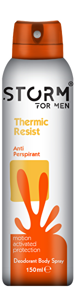 Picture of Storm Deodorant Spray For Men Anti Perspirant Thermic Resist 150 Ml