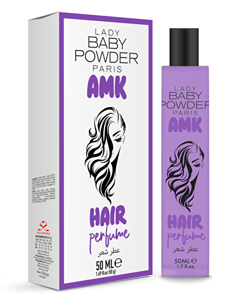 Picture of Lady Baby Powder Paris Amk Hair Perfume Purple 50 Ml