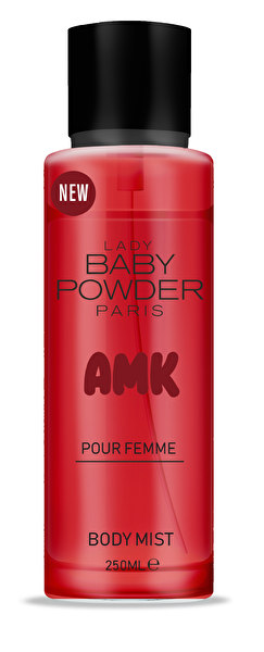 Picture of Lady Baby Powder Amk Pour Femme Body Mist Red 250 Ml