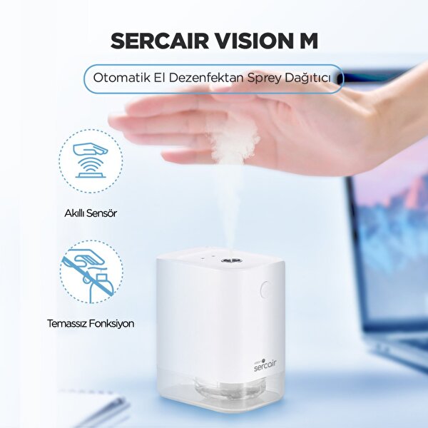 Sercair Vision M Taşınabilir Sensörlü Temassız Dezenfektan Makinesi. ürün görseli