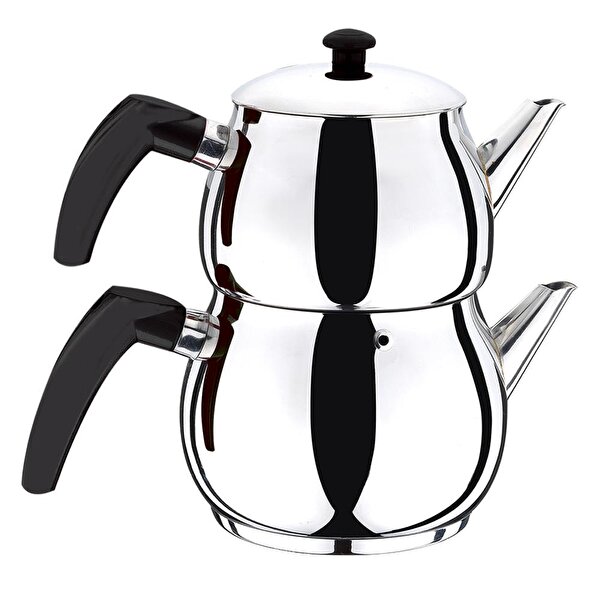 Serenk Excellence Mini Boy Çelik Çaydanlık 0,75 L Demlik, 1,5 L Suluk. ürün görseli