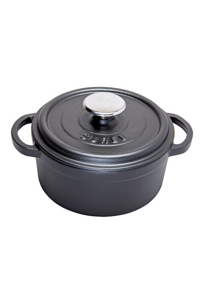 Picture of Sürel Cast iron round casserole      20 cm black