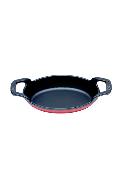 Picture of Sürel Cast iron oval baking dish  9,5X15 cm  red