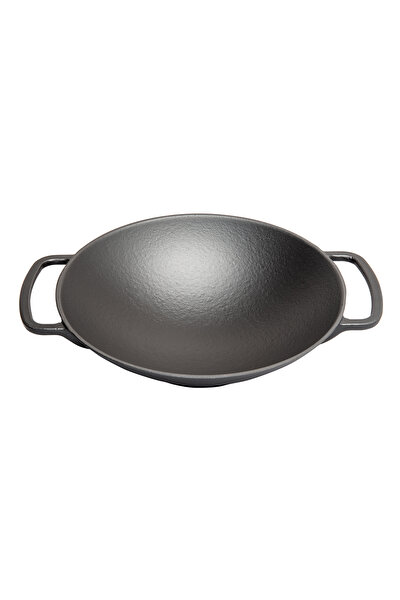 Picture of Sürel Cast iron wok pan   35 cm  black