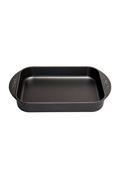 Picture of Sürel Cast iron rectangular deep tray   23X31 cm black