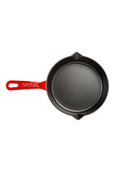 Picture of Sürel Cast iron mini sauce pan   22 cm red