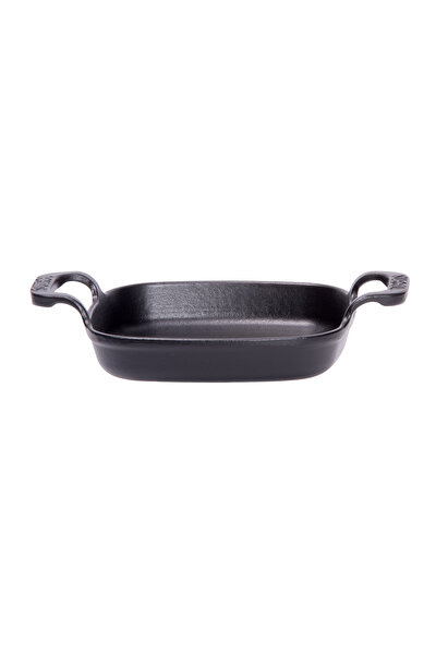 Picture of Sürel Cast iron square baking dish  16 cm  black
