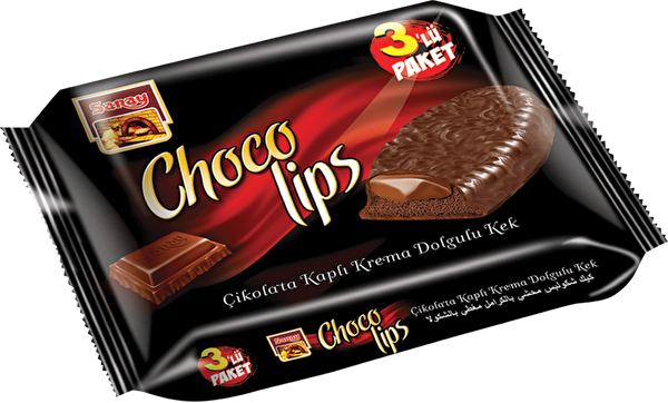 Picture of Chocolips Chocolate Coated Cake With Cream Filled Chocolate 3Lü 96G
