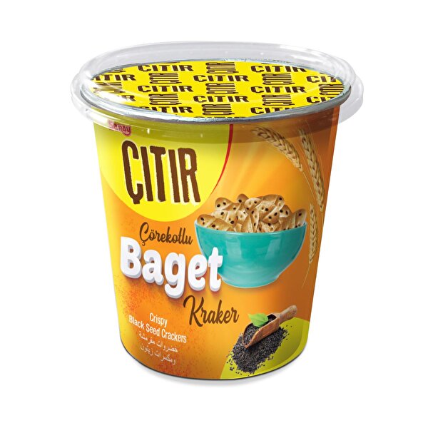 Picture of Çitir Baget Crispy Black Seed Crackers 60G*18Ad