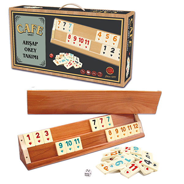 Picture of Star Cafe Wooden Okey Set