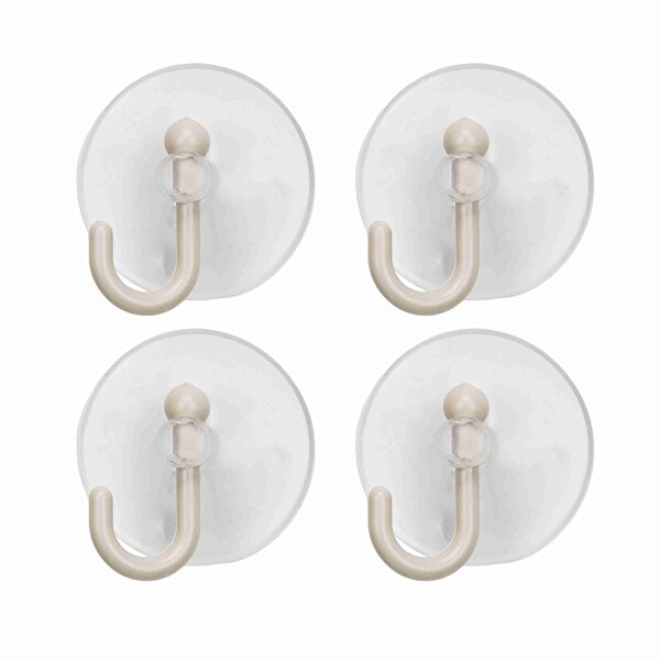 Picture of Sun Plastik 4x Transparent Suctıon Hook