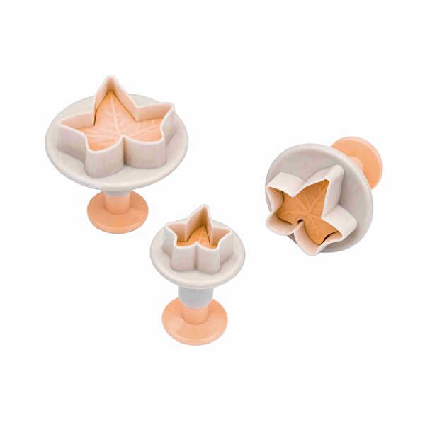 Picture of Sun Plastik Leaf Fondant Plunger Cutter (3 Pcs)