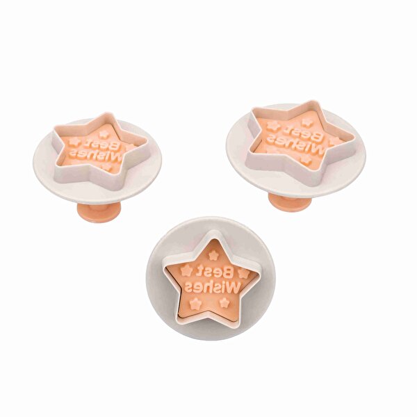 Picture of Sun Plastik Star Fondant Plunger Cutter (3 Pcs)