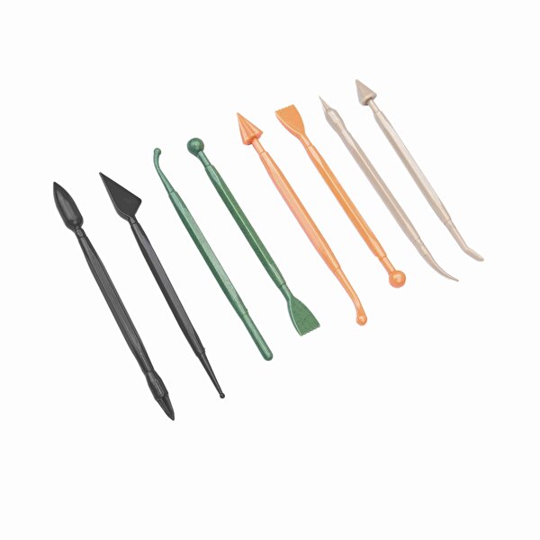 Picture of Sun Plastik Pastry Pencıl Cake Decoratıon Tools (8 Pcs- Assorted Colors)
