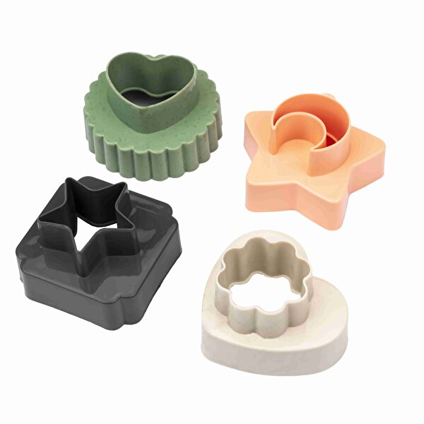 Picture of Sun Plastik Double Sıded Cookıe Cutters (4pcs)