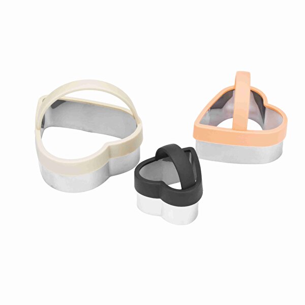 Picture of Sun Plastik Hearth Cookıe Cutters Wıth Handle (3pcs)