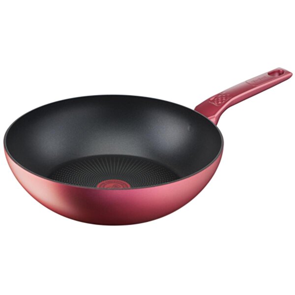 policlub extra tefal titanyum 2x dailychef induksiyon tabanli wok tava 28 cm