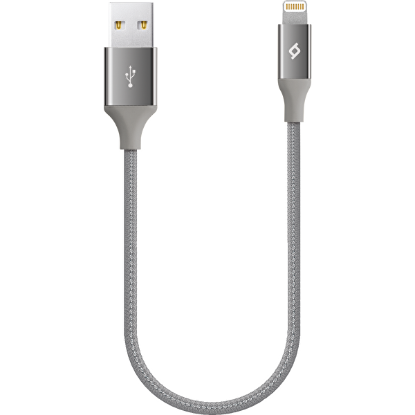 Picture of ttec AlumiCable Ligthning USB Charge / Data Mini Cable , 30cm , Space Gray