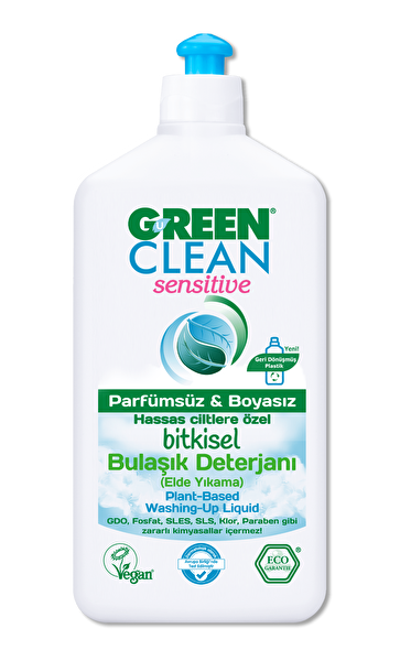 Picture of U Green Clean Sensitive Dishwashing Liquid - 500 Ml - Unscented