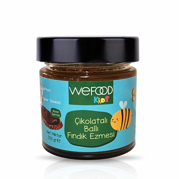 Picture of Wefood Hazelnut Butter With Chocolate And Honey - 200 G