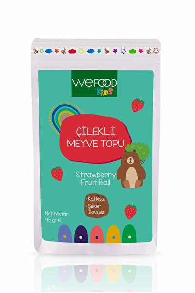 Picture of Wefood Kids Strawberry Fruit Balls - 45 Gr