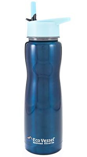 Eco Vessel Aqua Vessel Insulated Filtre Bottle Termos 0.75 Litre-TURKUAZ. ürün görseli
