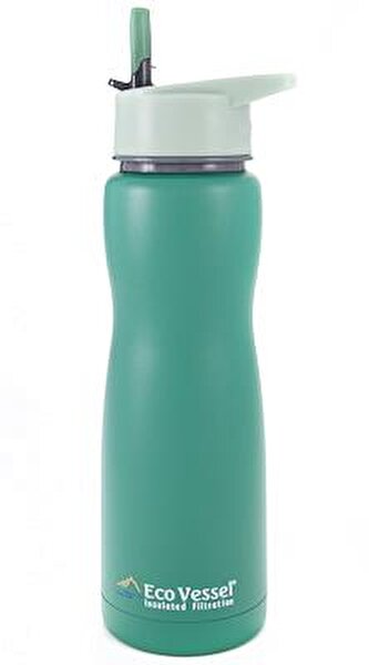 Eco Vessel Aqua Vessel Insulated Filtre Bottle Termos 0.75 Litre-YEŞİL. ürün görseli