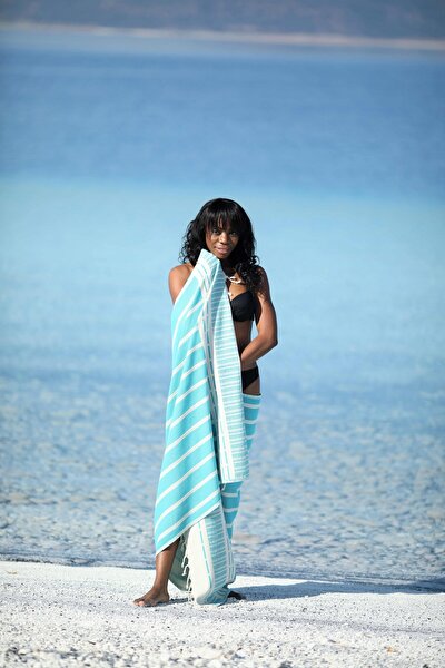 Picture of CHAPUTS Astrea Turquoise Peshtemal