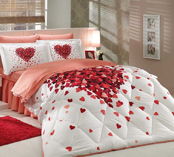 Picture of Hobby Juana Red - Poplin Double Sleeping Set