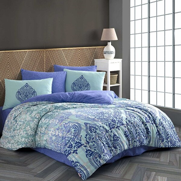Picture of Hobby Desire Turquoise - Ranforce Double Duvet Cover Set