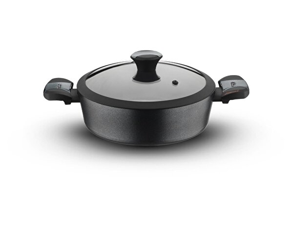 Picture of Diamond 28 cm Yanmaz Yapışmaz Basık Tencere