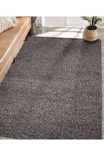 Picture of Koza Carpet Koza Premium Tahar Anthracite Hand Woven Living Room Hall Bedroom Children's Room Hallway Carpet 99005 90 x 150