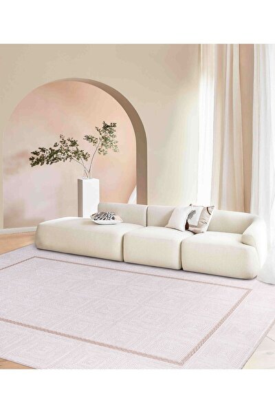Picture of Koza Halı Koza Hayad Kilyos Mink Acrylic Carpet Living Room Bedroom Corridor Machine Carpet 45983 200 x 290