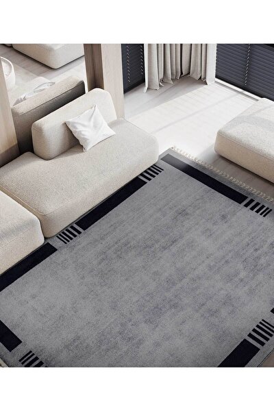 Picture of Koza Carpet Koza Premium Amour Gray Carpet Living Room Sitting Room Bedroom Hallway Machine Carpet 53113 157 x 230