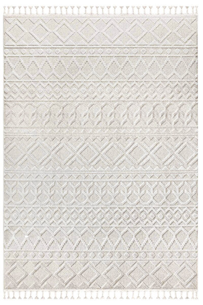 Picture of Koza Carpet Koza Hayad Monaco Cream Carpet Living Room Sitting Room Bedroom Hallway Machine Carpet 33346 80 x 150