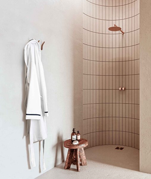 Picture of Koza Home Perge White Bathrobe 2501 SM