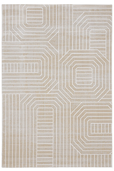 Picture of Koza Halı Lykke Yellow Carpet Rug Living Room Bedroom Hallway Machine Carpet 65224B 80 x 150