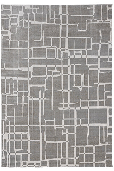 Picture of Koza Halı Lykke Gray Carpet Rug Living Room Bedroom Hallway Machine Carpet 65226B 80 x 150