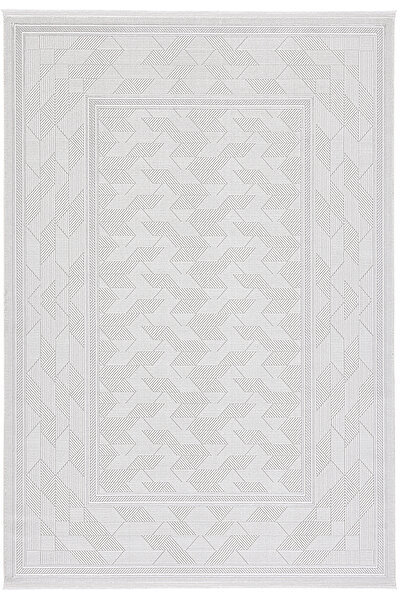 Picture of Koza Carpet Koza Hayad Gray Carpet Living Room and Sitting Room Bedroom Corridor Machine Carpet 51445D 80 x 150