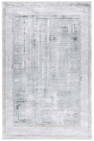 Picture of Koza Carpet Koza Premium Diva Gray Gold Carpet Living Room Bedroom Hallway Machine Carpet 31267C 100 x 200