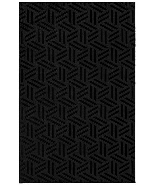 Picture of Koza Carpet Koza Premium Pearl Black Carpet Living Room Bedroom Hallway Machine Carpet 51326E 160 x 230