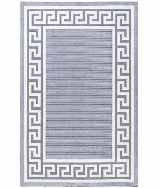 Picture of Koza Carpet Koza Premium Pearl Gray Cream Carpet Living Room Bedroom Hallway Machine Carpet 51327F 160 x 230