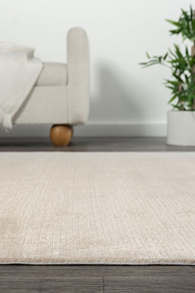 Picture of Koza Carpet Koza Premium Lara Beige Carpet A0245C Living Room Sitting Room Bedroom Corridor Machine Carpet 160 x 230