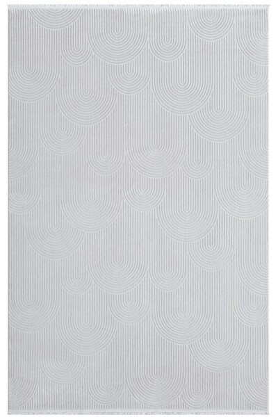 Picture of Koza Carpet Koza Premium Lara Gray Carpet A0336B Living Room Sitting Room Bedroom Corridor Machine Carpet 160 x 230