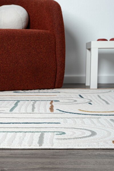 Picture of Koza Carpet Koza Hayad Lyon Multi Carpet A0622A Living Room Sitting Room Bedroom Corridor Machine Carpet 200 x 290